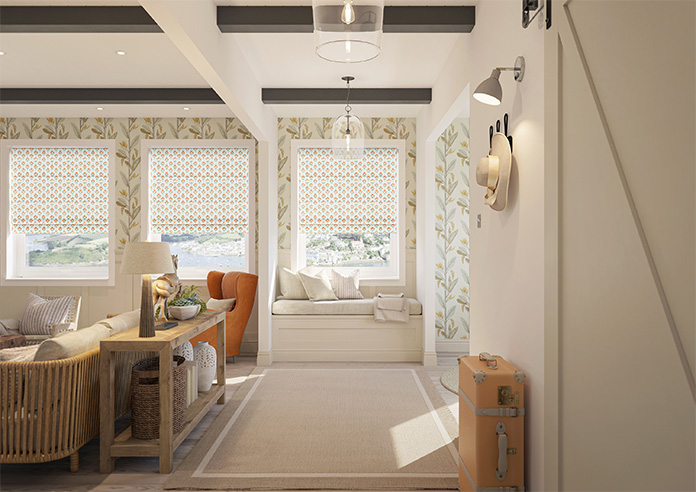 Chatsworth, Pumpkin Spice - Motorised Roman Blind - Image 8